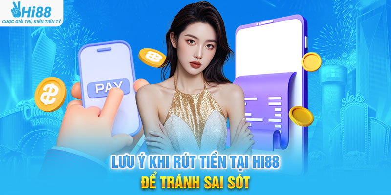 Lưu Ý Khi Rút Tiền Tại Hi88 Để Tránh Sai Sót